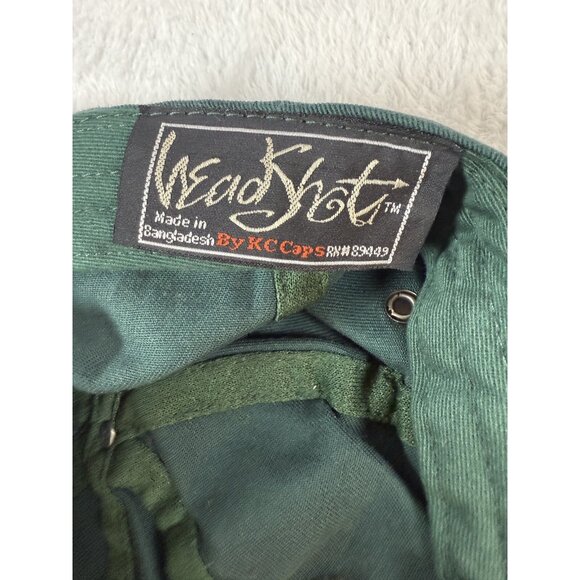 Vintage New Tomorrowland Disneyland Opening Day Promo hat forest green Strapback - Picture 7 of 7